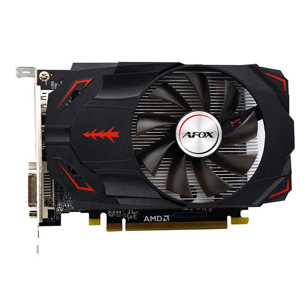 Видеокарта Afox RX550 4GB GDDR5 128bit DVI DP HDMI 1FAN RTL — изображение 2