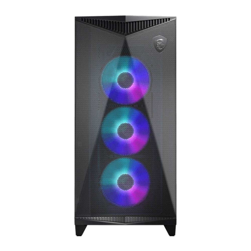 Корпус MSI MPG GUNGNIR 300R AIRFLOW Midi Tower, EATX ,2xUSB 3.2 Gen 1, 1xUSB 3.2 Gen2 Type-C,4x120mm PWM ARGB Fan, ARGB+PWM Control Board, Tempered Glass Window — изображение 5