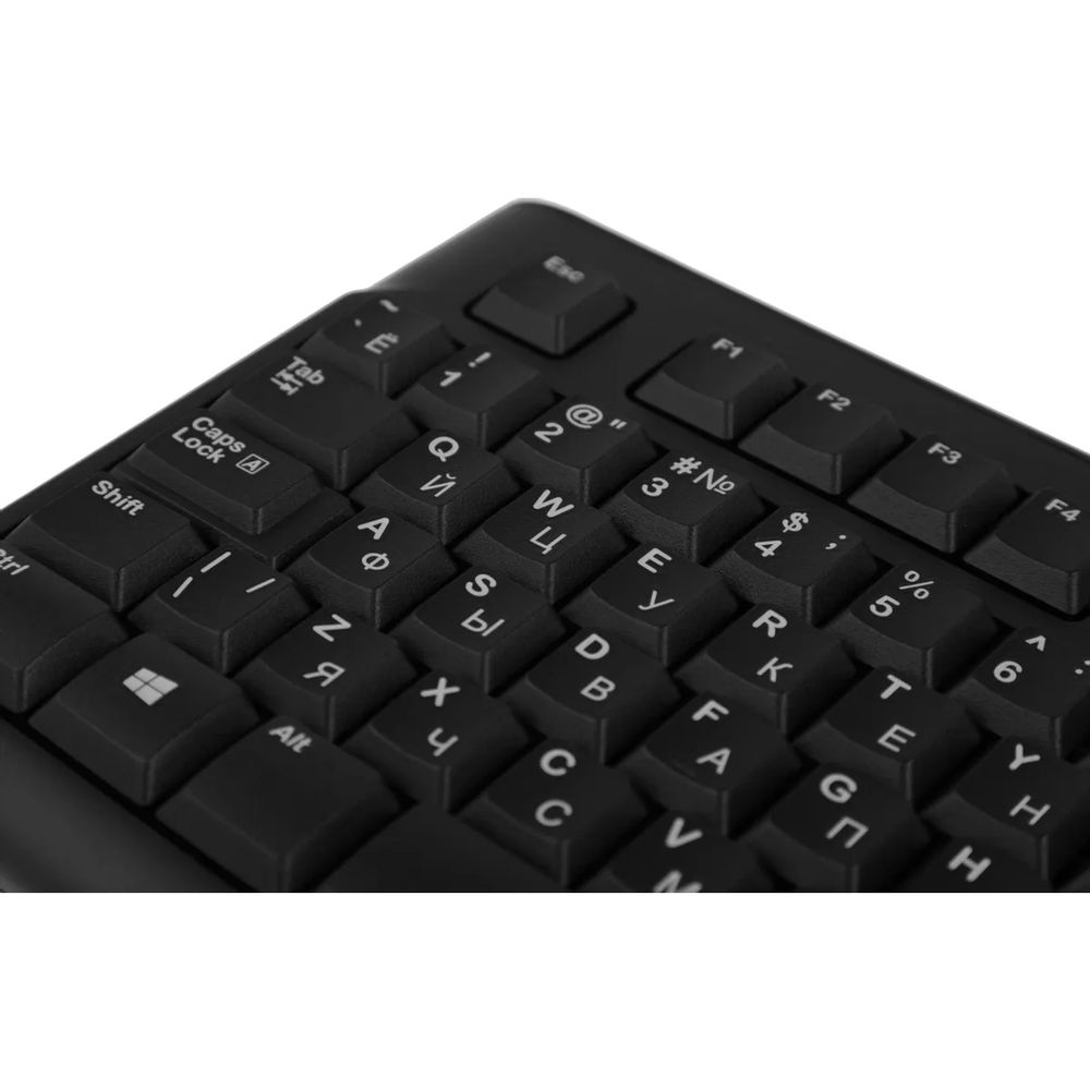 Клавиатура Logitech K120 черная, офисная, 104 клавиши, защита от воды |920-002583| USB 1.5м, RTL — изображение 4