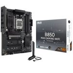 Материнская плата ASUS B850 MAX GAMING WIFI B850, AM5, 4*DDR5, 4*PCIEx16, 3*M.2, 2*TypeC, 3*USB3.2Gen2, 6*USB3.2Gen1, 8*USB2.0, 4*SATA3.0, 2.5G, DP, HDMI, ATX, RTL