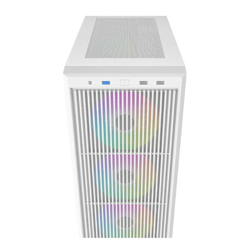 Корпус Case ID-Cooling WARE 300 ARGB White mATX/win TG/ 4 fans/ Type C/ CPU 160mm/ GPU 320mm/ no PSU — изображение 5