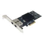 Сетевой адаптер STLab N-1320 2x10GbE, PCIe Gen4 x4, RJ45, Intel E610-XAT2, 5-Speed (10GbE/5GbE/2.5GbE/1GbE/100Mb) Multi-Gigabit Network Adapter