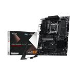 Материнская плата MSI PRO B850-S EVO WIFI B850, AM5, 4*DDR5, 2*PCIEx16, 3*M.2, 2*TypeC, 2*USB3.2Gen2, 4*USB3.2Gen1, 8*USB2.0, 4*SATA3.0, 5G, DP, HDMI, ATX, RTL