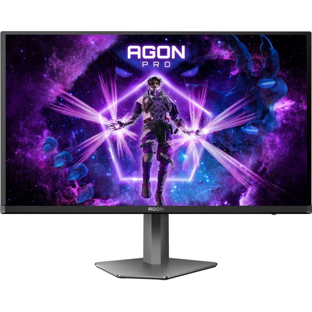 Монитор 26.5" AOC AGON AG276UZD QD-OLED, 3840x2160, 240Hz, 0,03ms, 1000сd/m, 1500000:1, HDR10 | 2xHDMI(2.1), DP(2.1), Type-C(PD-65W), 4xUSB 3.2 | HAS, Pivot, Swivel, ExPSU, Speakers, Vesa 100, Black/Grey — изображение 2