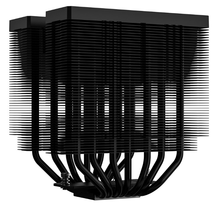 Кулер для процессора 300W S_MULTI 4pin PWM 2x14cm fan FROZN A720 BLACK ID-COOLING — изображение 3