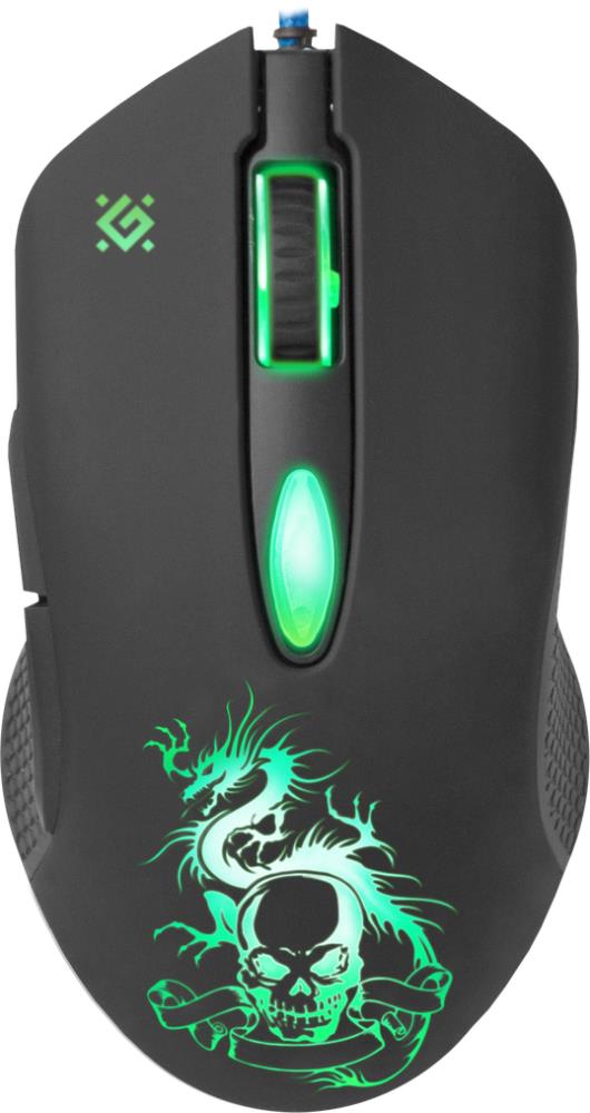 Мышь проводная SKY DRAGON GM-090L черная 52090 DEFENDER — изображение 2