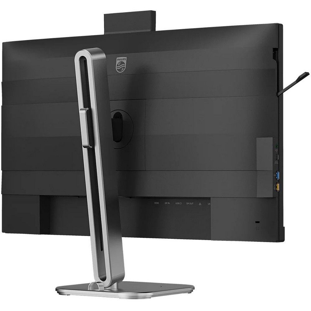 Монитор 27" PHILIPS 27B2U4601H Black IPS, 2560x1440, 120Hz, 4ms, 350сd/m, 1500:1 | HDMI(2.0), DP(1.4), Type-C(PD-100W), 4xUSB 3.2, RJ45, Cam 5Mp | HAS, Pivot, Swivel, InPSU, Speakers, Vesa 100, Black — изображение 3