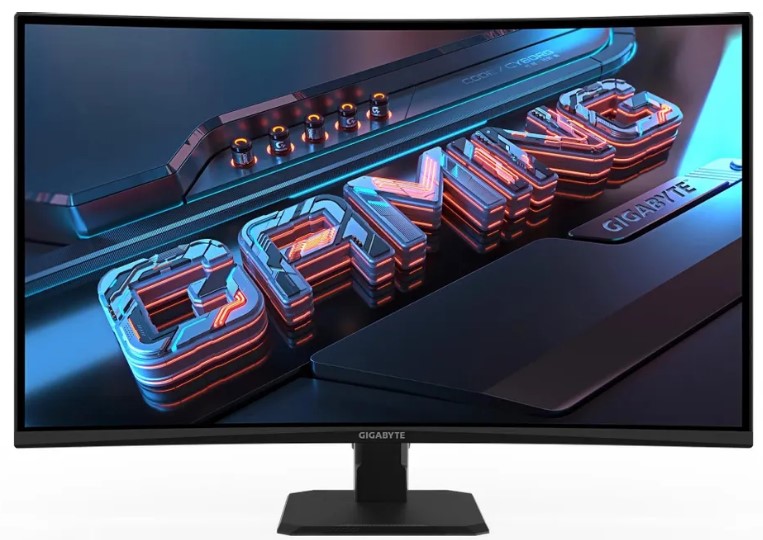 Монитор GIGABYTE 31,5" GS32QCA 1500R, 16:9, VA, UWQHD, 1ms, 450cd, 200Hz, HDMI, DP, SPK, HAS — изображение 4