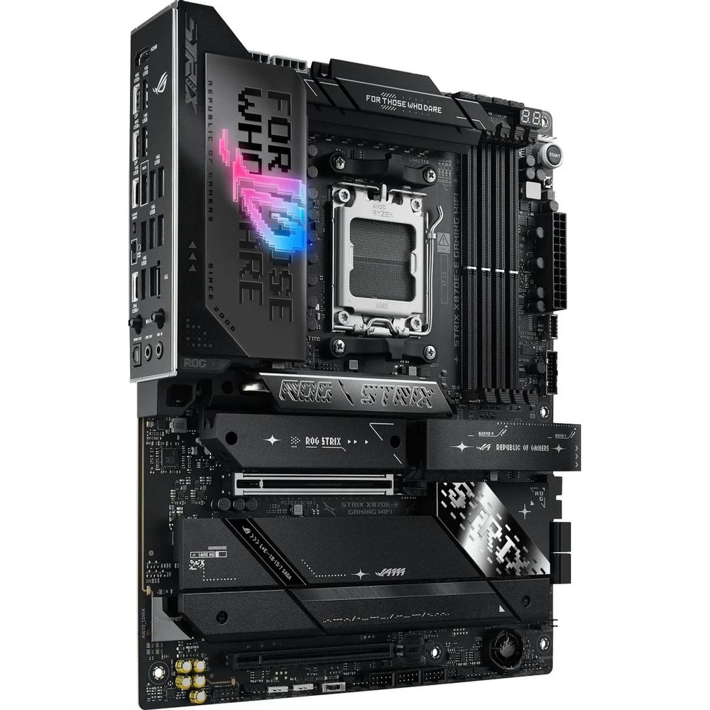 Материнская плата ASUS ROG STRIX X870E-E GAMING WIFI AM5 ATX 4xDDR5 2xPCIEx16 5xM.2 2xUSB-C HDMI 5GLAN Wi-Fi 7 — изображение 7
