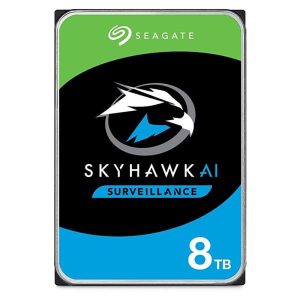 Жесткий диск Seagate SkyHawk AI ST8000VE001 8TB 3.5" SATA 6Gb/s, 7200rpm, 256MB, 24x7, Bulk (022934)