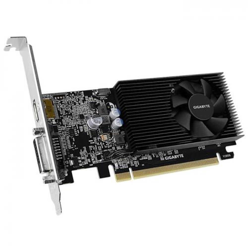 Видеокарта Gigabyte GT1030 2GB GDDR4 64bit DVI-D HDMI 1FAN LP RTL {20} (303280) — изображение 2