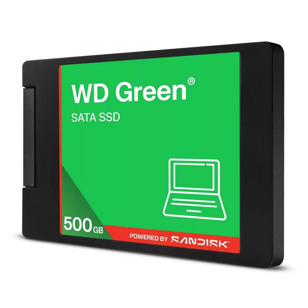 Твердотельный накопитель SSD Western Digital 2.5" 500GB WD Green Client SSD 6Gb/s WDS500G5G0A — изображение 3