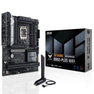 Материнская плата ASUS TUF GAMING B860-PLUS WIFI LGA1851 ATX 4xDDR5 2xPCIEx16 PCIEx1 3xM.2 USB-C DP HDMI 2.5GLAN Wi-Fi 7