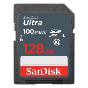 Карта памяти SanDisk Ultra 128GB SDXC Memory Card 100MB/s