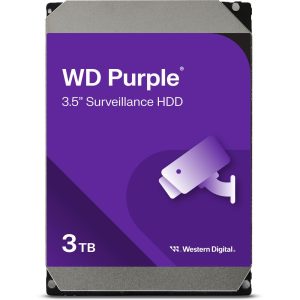 Жесткий диск Western Digital 3TB WD34PURZ HDD 3.5" Purple, SATA 6Gb / s (SATA-III), CMR