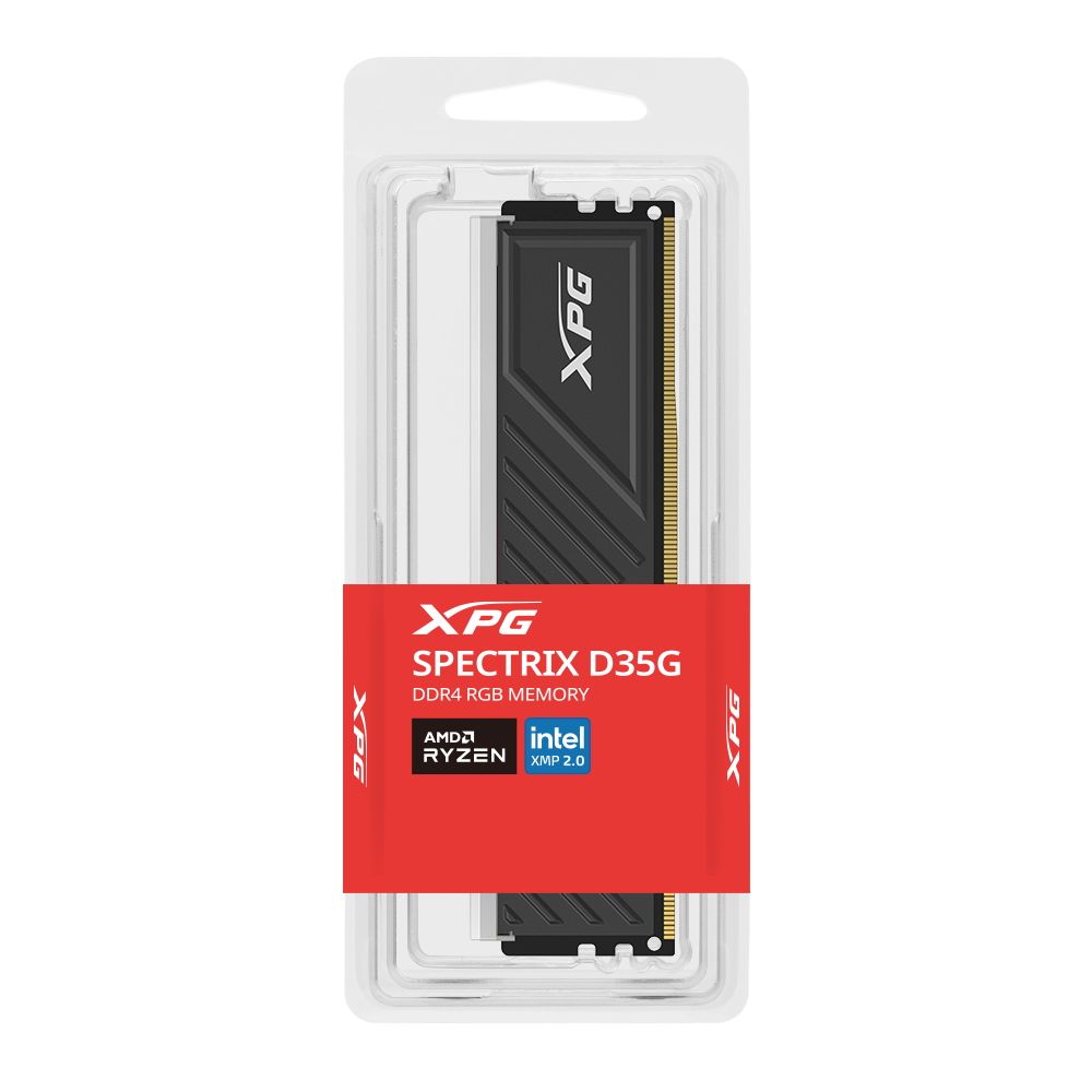 Модуль памяти ADATA XPG SPECTRIX D35G RGB Gaming Memory 32GB DDR4 3200 U-DIMM black — изображение 3