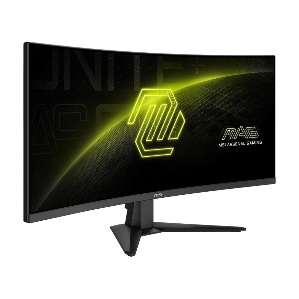Монитор 34" MSI MAG 346CQ Curved VA, 3440x1440, 180Hz, 4ms, 300сd/m, 4000:1, HDR | 2xHDMI(2.0b), DP(1.4a) | InPSU, Vesa 100, Black — изображение 3