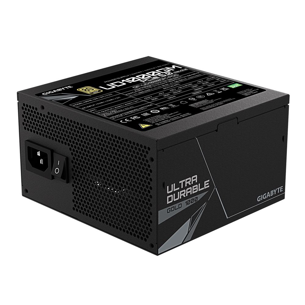 Блок питания Gigabyte UD1000GM PG5 V2 GP-UD1000GM PG5 1000W, 80Plus, Gold, Полностью модульный, PCIe Gen 5.0 compatible v2.0 (28200-U10GP-2EUR) — изображение 6