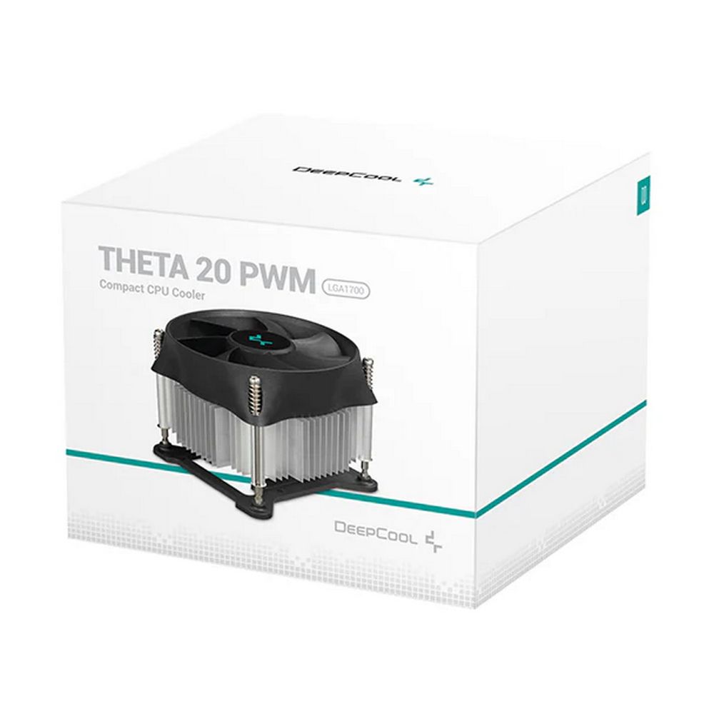 Вентилятор Deepcool THETA 20 PWM 1700 (Height 66mm, Fan 100mm, 500-2400±10% rpm, <31.1dB(A), 4-pin, TDP < 65W, Al, Screw, Intel LGA1700) {36} (727675) — изображение 4