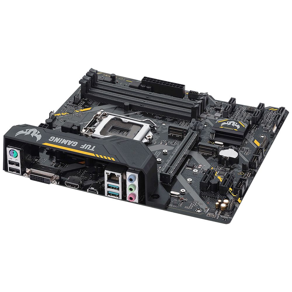 Материнская плата ASUS TUF GAMING B550M-PLUS, RTL {10} AM4 mini-ATX 4xDDR4 2xPCIEx16 1xPCIEx1 2xM.2 USB-C HDMI DP 2.5GLAN — изображение 3