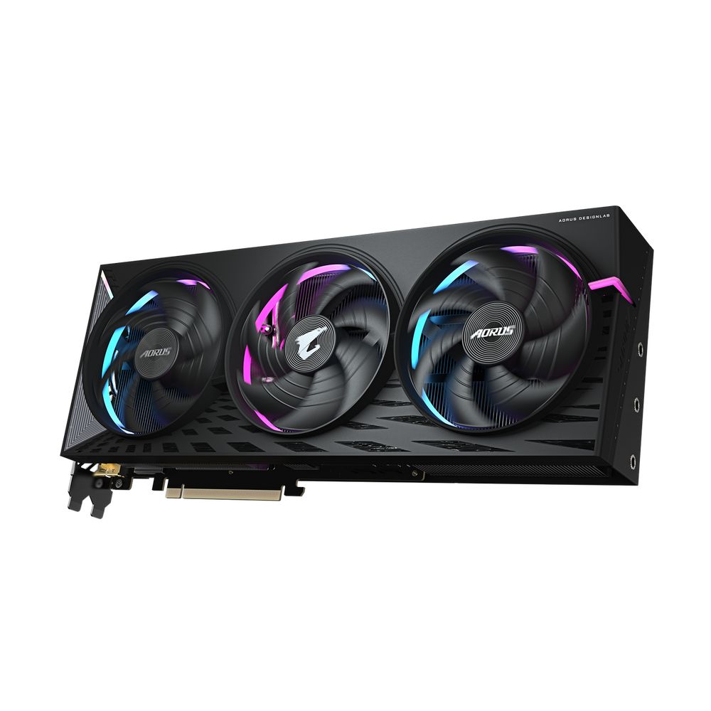 Видеокарта Gigabyte RX9070XT AORUS E 16GB GDDR6 256bit 2xDP 2xHDMI 3FAN RTL — изображение 4