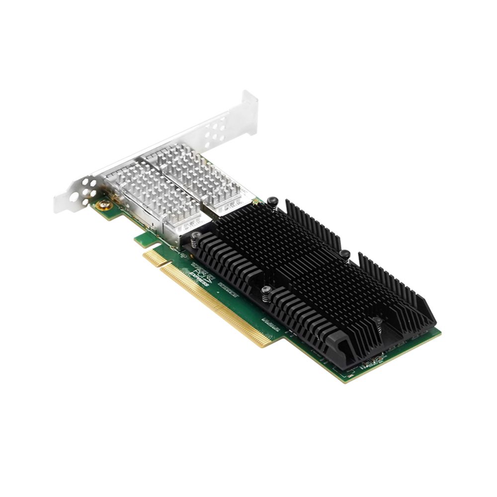 Сетевой адаптер Lr-Link LRES1046PF-2QSFP28 PCIe x16 Dual Port 100G NIC Card — изображение 4