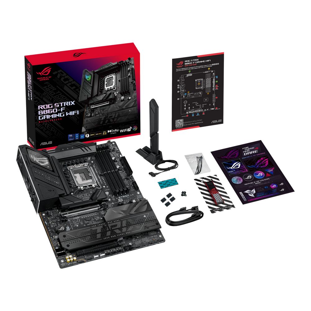 Материнская плата ASUS ROG STRIX B860-F GAMING WIFI LGA1851 ATX 4xDDR5 2xPCIEx16 4xM.2 Thunderbolt USB-C DP HDMI 2.5GLAN Wi-Fi 7 — изображение 12