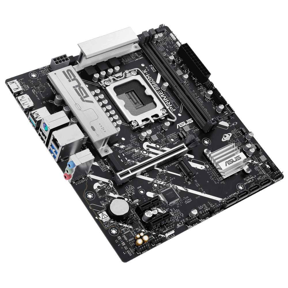Материнская плата ASUS PRIME B860M-K LGA1851 mATX 2xDDR5 PCIEx16 2xPCIEx1 2xM.2 DP HDMI 2.5GLAN — изображение 4