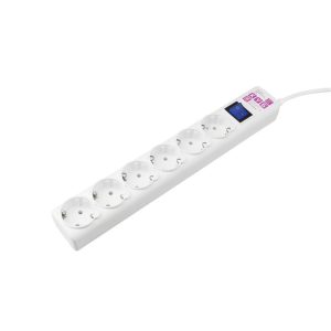 Фильтр-удлинитель Power Cube SPG6-16-1,9M 6 розеток, белый, 1.9м, 16А/3,5 кВт, 3*1мм²