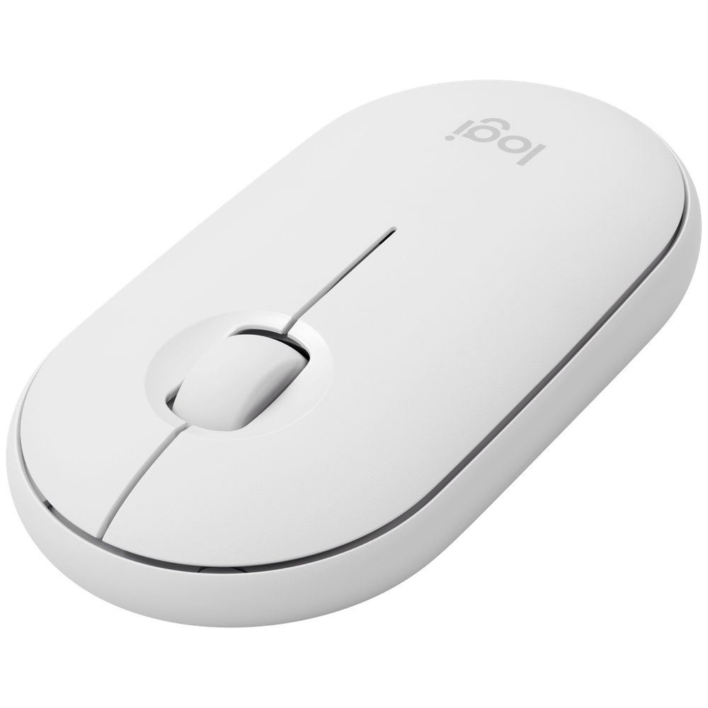 Беспроводная компактная мышь Logitech Pebble M350, off-white — изображение 2