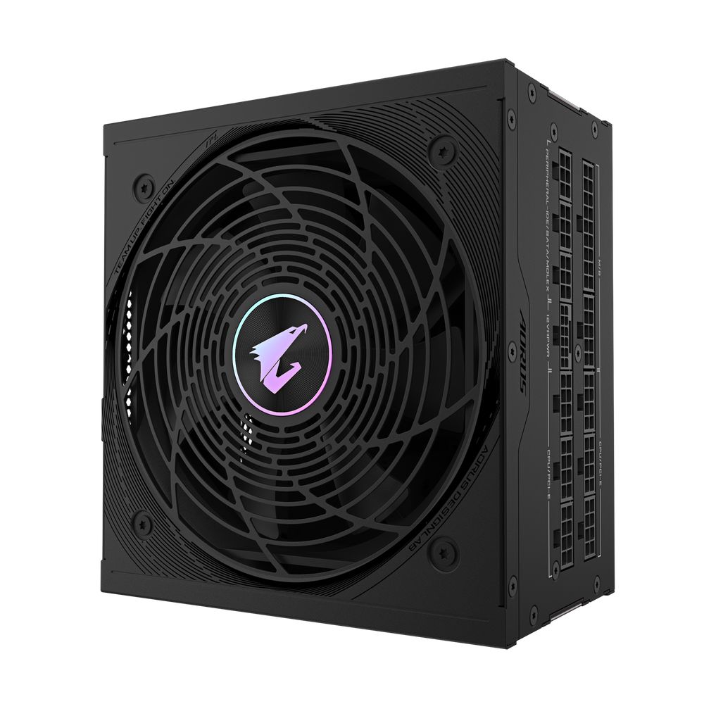Блок питания ПК Gigabyte AE1000PM PG5 1000W, 80Plus, Platinum, Полностью модульный, PCIe Gen 5.1, ATX 3.0 compatible — изображение 3