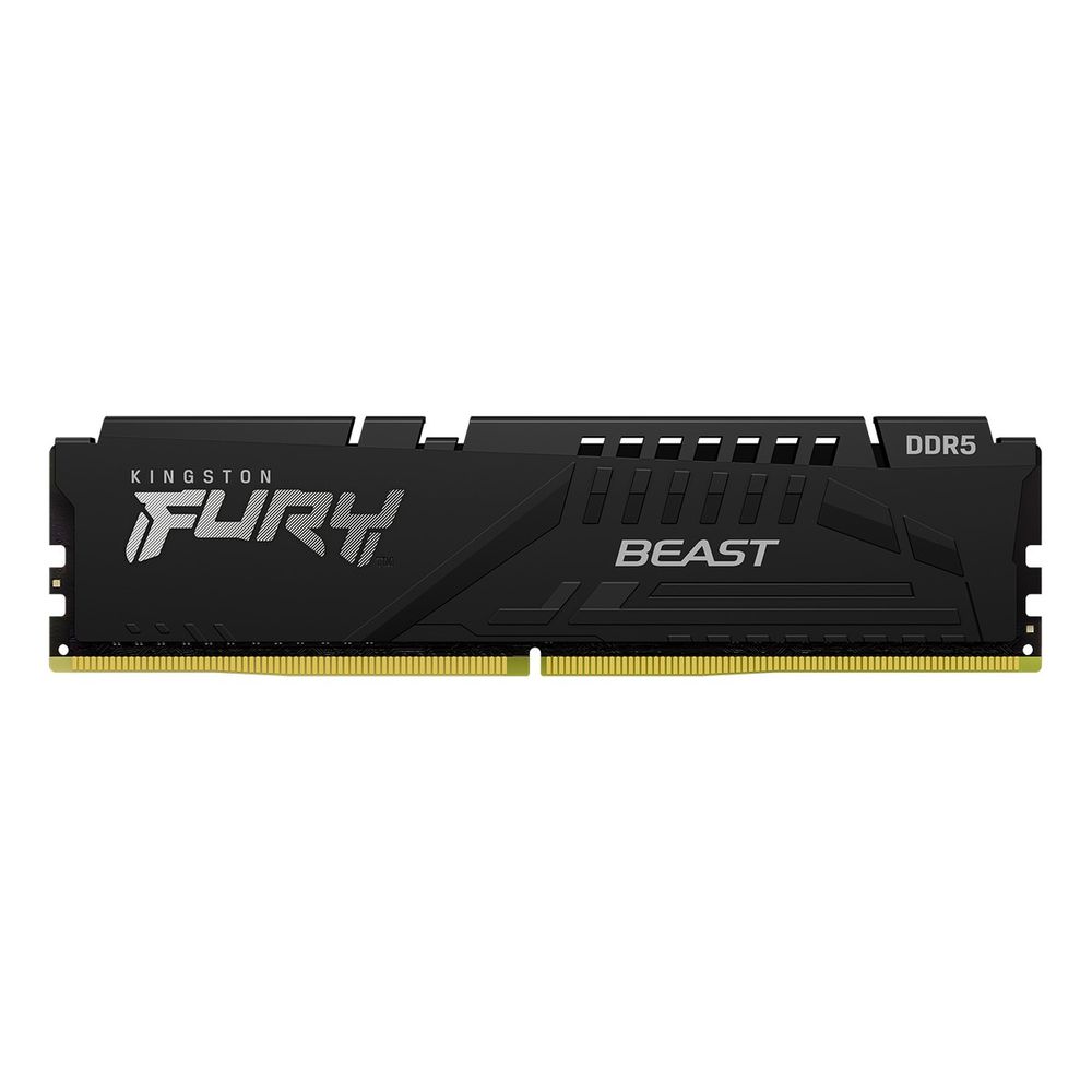 Модуль памяти Kingston 16GBDDR5 5600 DIMM FURY Beast Black XMP Gaming Memory KF556C40BBK2-16 Non-ECC, , CL40, 1.25V, (Kit of 2) 1RX16 40-40-40 288-pin 16Gbit, RTL — изображение 2
