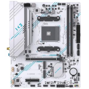 Материнская плата Maxsun MS-B550M GAMING WIFI ICE B550, AM4, 2*DDR4, 1*PCIEx16, 1*PCIEx4, 1*PCIEx1, 2*M.2, 4*USB3.2Gen1, 6*USB2.0, 2*SATA3.0, 1G, DP, HDMI, M-ATX, RTL