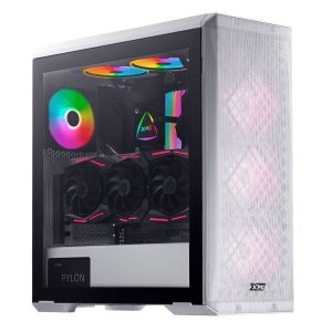 Корпус для ПК XPG Bad Pack DEFENDER WHITE (DEFENDER-WHCWW) (Midi-Tower, белый, TG, 120mm fan*3) bp