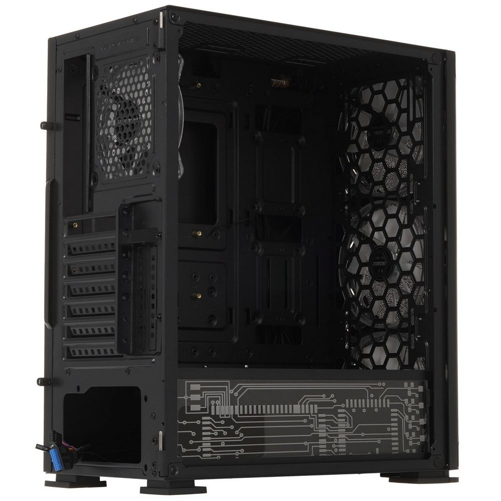 Корпус SOEYI «AX1-B10 SOEYI ATX case with black coating front panel with flat small mesh, without» — изображение 5