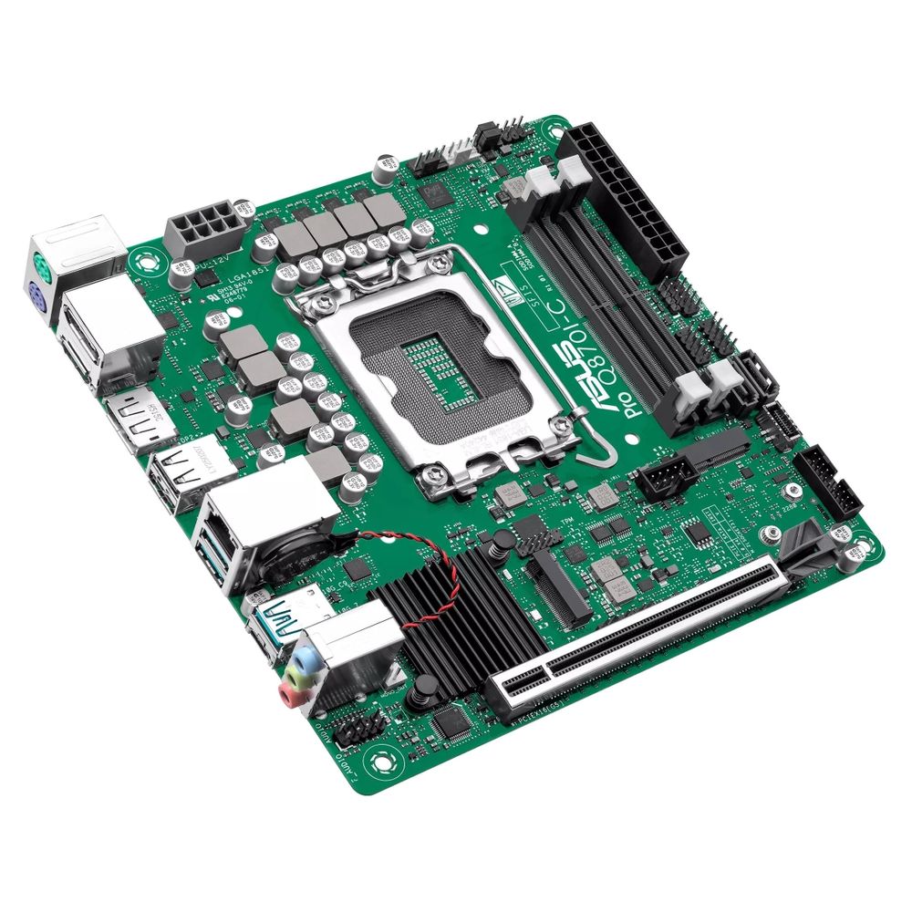 Материнская плата ASUS PRO Q870I-C-CSM LGA1851 mini-ITX 2xDDR5 PCIEx16 M.2 USB-C 2xDP HDMI GLAN — изображение 4