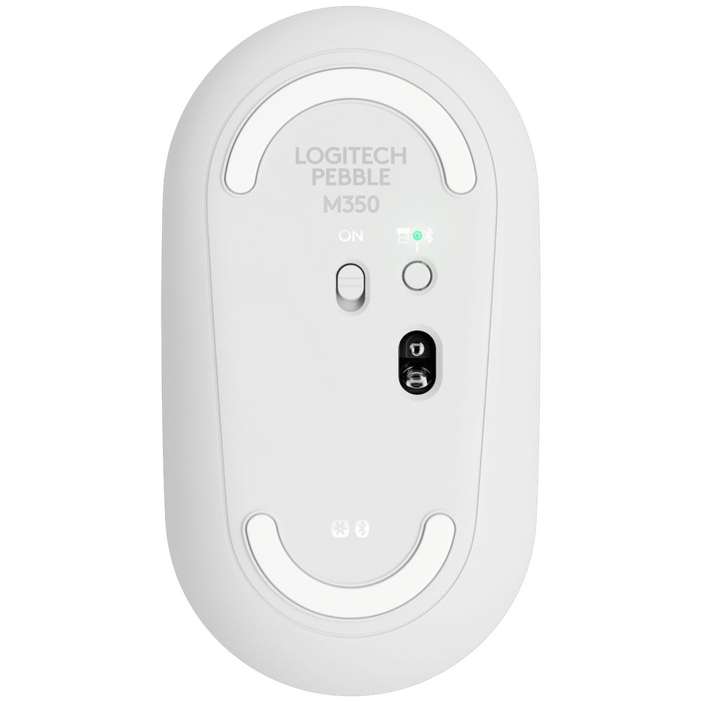 Беспроводная компактная мышь Logitech Pebble M350, off-white — изображение 5