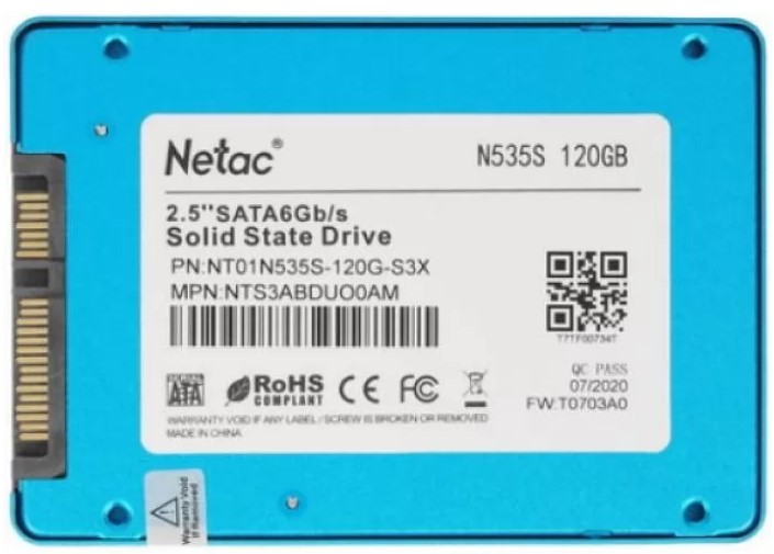 Накопитель SSD SATA2.5" 120GB NT01N535S-120G-S3X NETAC — изображение 3