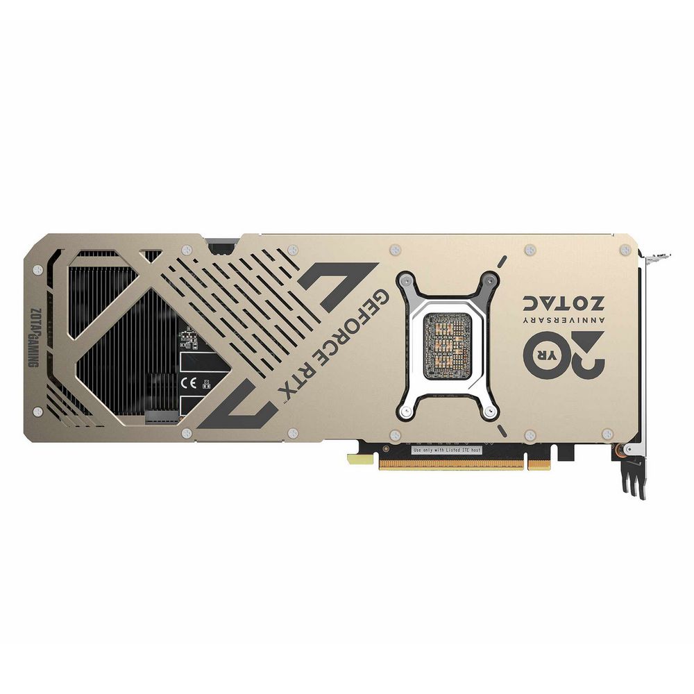 Видеокарта Zotac RTX 5080 SOLID CORE OC 20th ANNI Ed 16GB GDDR7 256bit 3xDP HDMI 3FAN PREMIUM PACK — изображение 5
