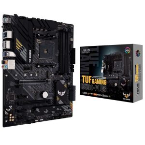 Материнская плата ASUS TUF GAMING B550-PLUS AM4 ATX 4хDDR4 2хPCIEx16 3хPCIEx1 2xM.2 USB-C DP HDMI 2.5GLAN {5} (749435)