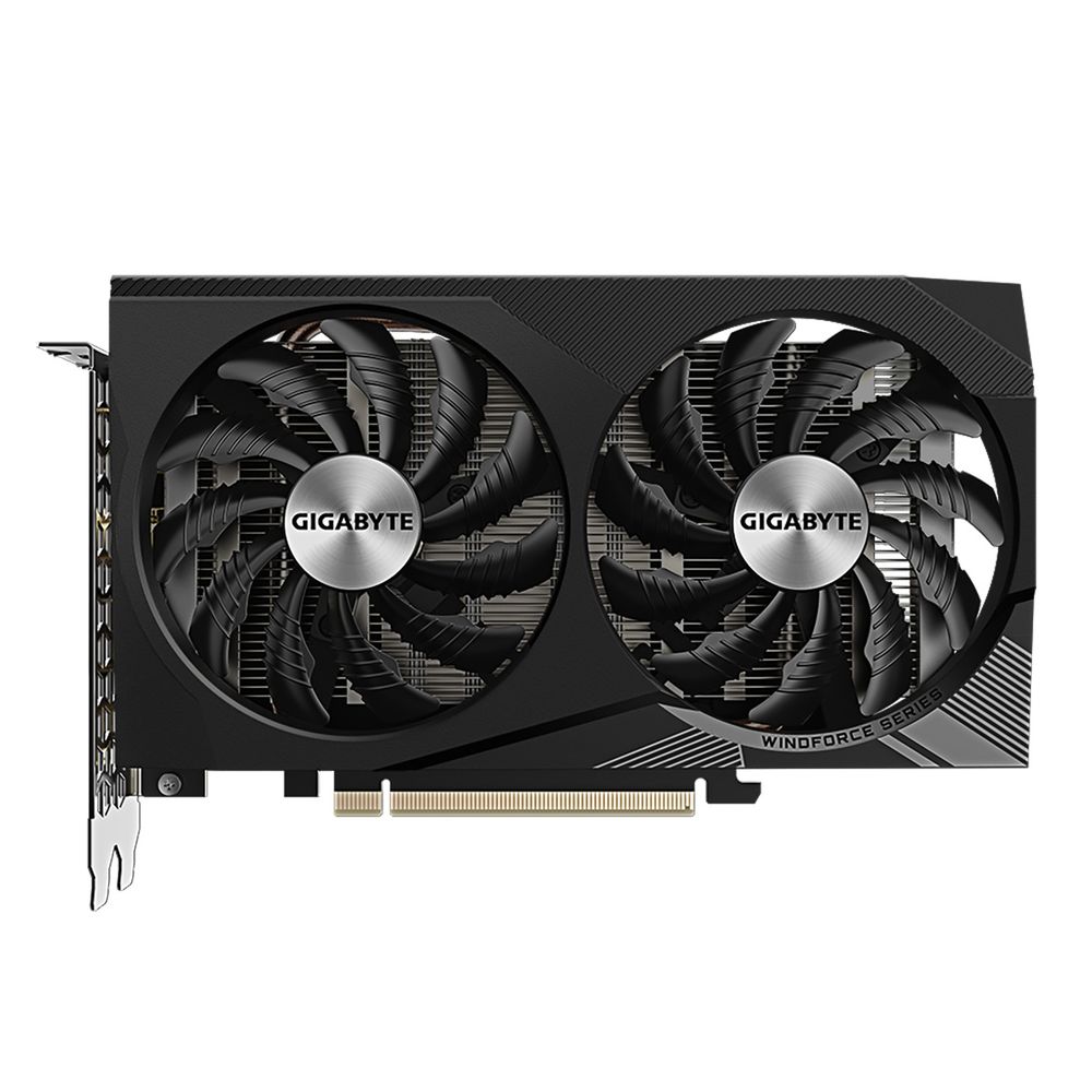 Видеокарта Gigabyte Badpack RTX3050 WINDFORCE OC V2 8GB GDDR6 128bit 2xDP 2xHDMI 2FAN RTL bp — изображение 2