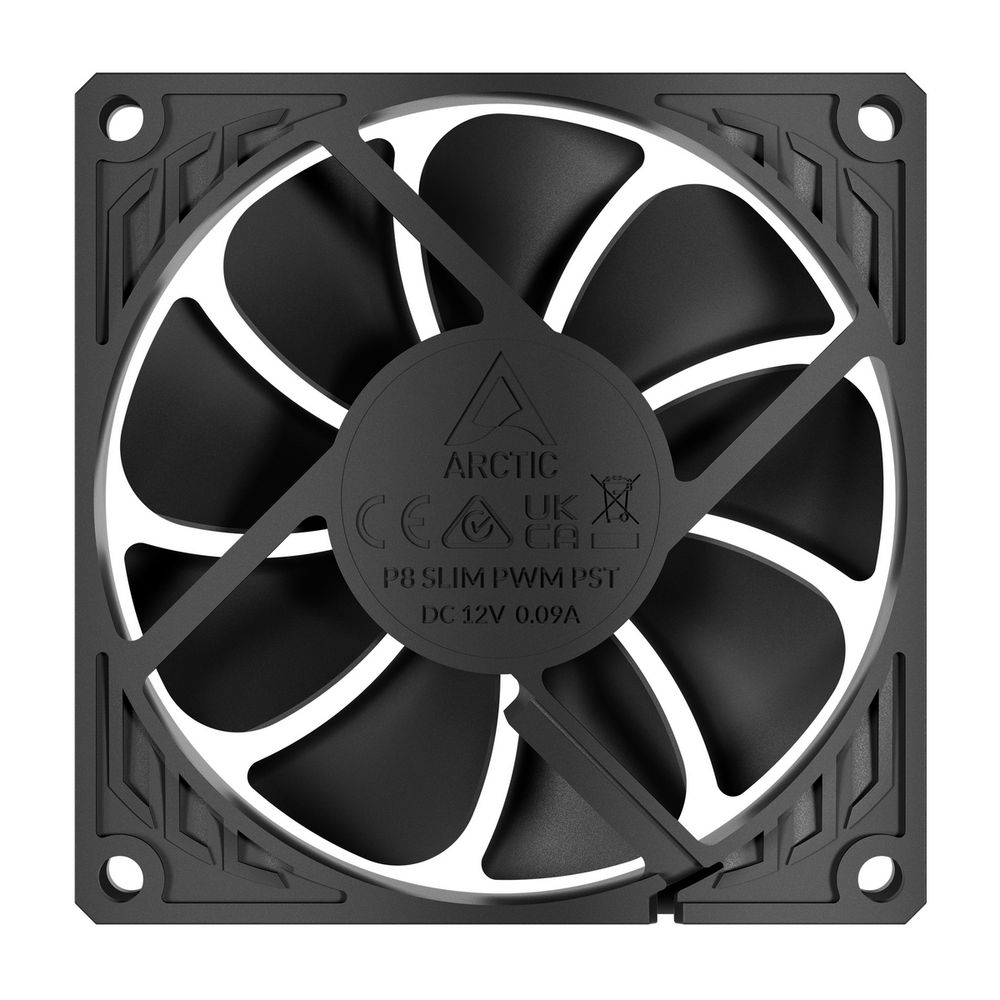 Вентилятор корпусной ARCTIC P8 SLIM PWM PST Black (ACFAN00295A) — изображение 4
