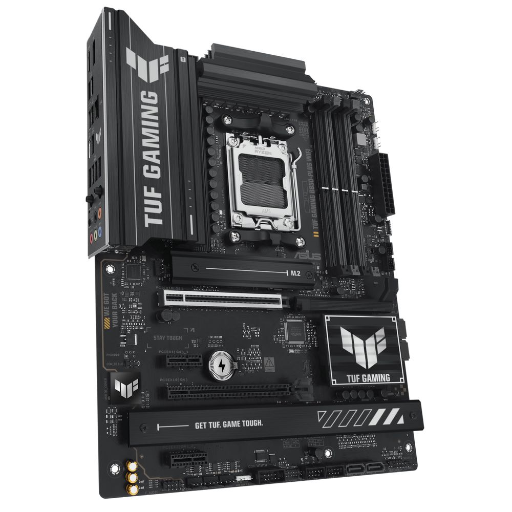 Материнская плата ASUS TUF GAMING B850-PLUS WIFI AM5 ATX 4xDDR5 2xPCIEx16 2xPCIEx1 3xM.2 USB-C DP HDMI 2.5GLAN Wi-Fi 7 — изображение 4
