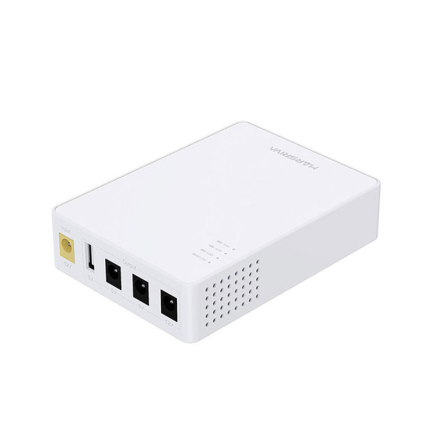 MR-KP3 Pro — Мини ИБП, (DС) 12В/4.0A Вход; Независимый 12В, 9В, 5В (DС) Выход, с USB 5В/2.1A, 36Вт Макс., 10000мАч