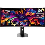 Монитор 34" MSI MPG 341CQR QD-OLED X36   QD-OLED, 3440x1440, 360Hz, 0,03ms, 300сd/m, 1500000:1, HDR10 | 2xHDMI(2.1), DP(2.1a), Type-C(PD-98W), 2xUSB2.0 | HAS, Swivel, InPSU, Vesa 100, Black