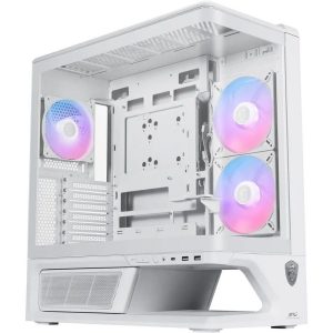 Корпус для ПК MSI MPG VIXTA 300R PZ W ATX, 2xUSB 3.2 Gen 1,1xUSB 3.2 Gen2x2 Type-C, 2x140mm ARGB Reverse Blade Fan, 1x120mm ARGB Fan, ARGB+PWM Control Board, TG,
