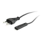 Кабель питания для аудио/видео техники Cablexpert PC-184-VDE-1.8M 1,8м, CEE 7/16 - C7, VDE, , 2-pin, 2х0,75, черный, пакет (026970) {100}