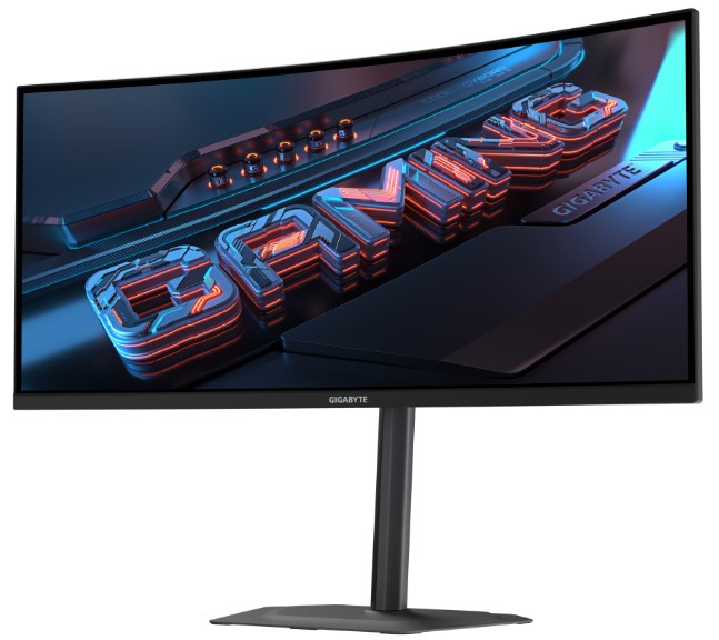 Монитор GIGABYTE 34" G34WQC2 1500R, 16:9, VA, UWQHD, 1ms, 450cd, 200Hz, HDMI, DP, SPK, HAS — изображение 2