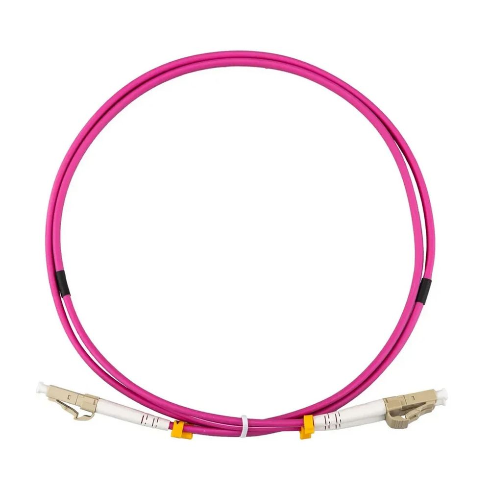 Кабель оптический REXANT 50-2611-15 Патч-корд волоконно-оптический (шнур) MM 50/125 (OM4), LC/UPC–LC/UPC, duplex, 3mm, LSZH, 15м, REXANT