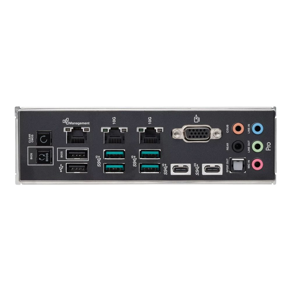 Материнская плата ASUS PRO WS W790E-SAGE SE LGA4677 EEB 8xDDR5 7xPCIEx16 3xM.2 2xUSB-C VGA GLAN 10GLAN — изображение 6